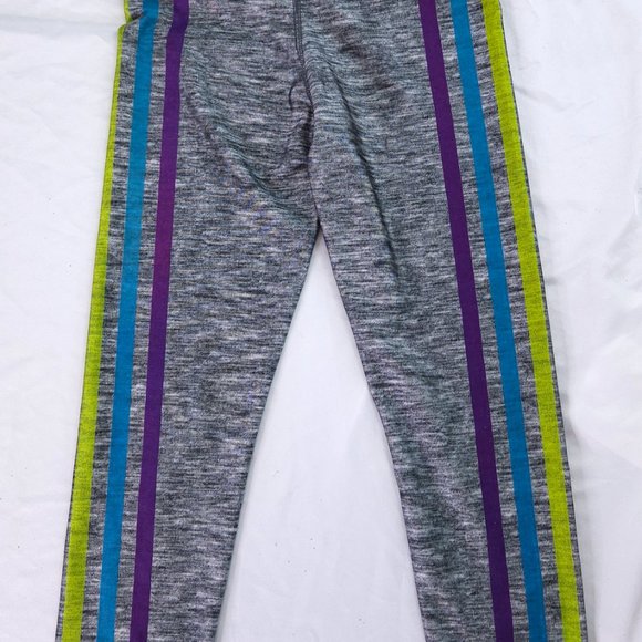 Rainbow Leg Stripe Leggings by Zara Terez Stretch Yoga Pants Sz Small - Picture 8 of 10